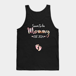 Soon To Be Mommy Est 2024 For Mom Tank Top